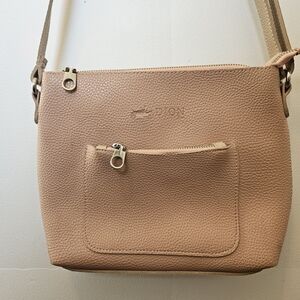 Dion Pink & Cream Crossbody Bag